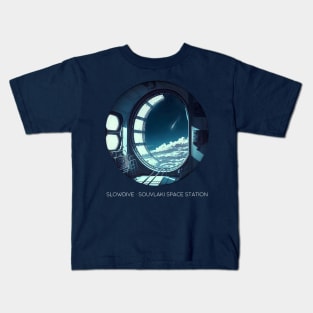 Slowdive  - Souvlaki Space Station - Retro Style Fan Design Kids T-Shirt